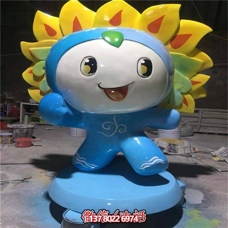 玻璃鋼卡通人物雕塑，點(diǎn)亮游樂(lè)場(chǎng)的歡樂(lè)