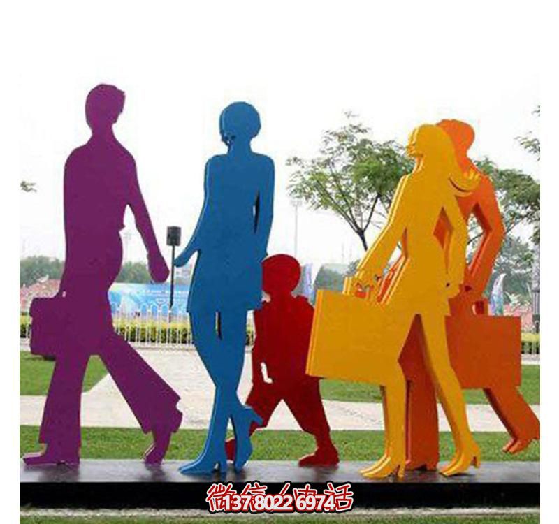 不銹鋼雕塑購物袋，提升海邊景區購物體驗