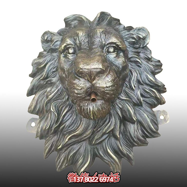 玻璃鋼浮雕獅子門(mén)上雕塑