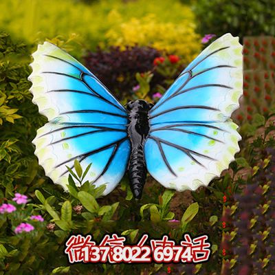 彩繪雕塑，點綴廣場，讓蝴蝶飛舞