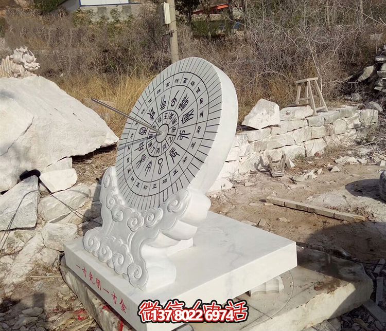 精致日晷雕塑，為你的戶外景區(qū)帶來創(chuàng)意石雕裝飾