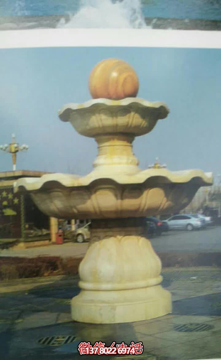 大理石雙層風水球噴泉,為景觀公園添彩雕塑 大理石雙層風水球噴泉,為景觀公園添彩雕塑