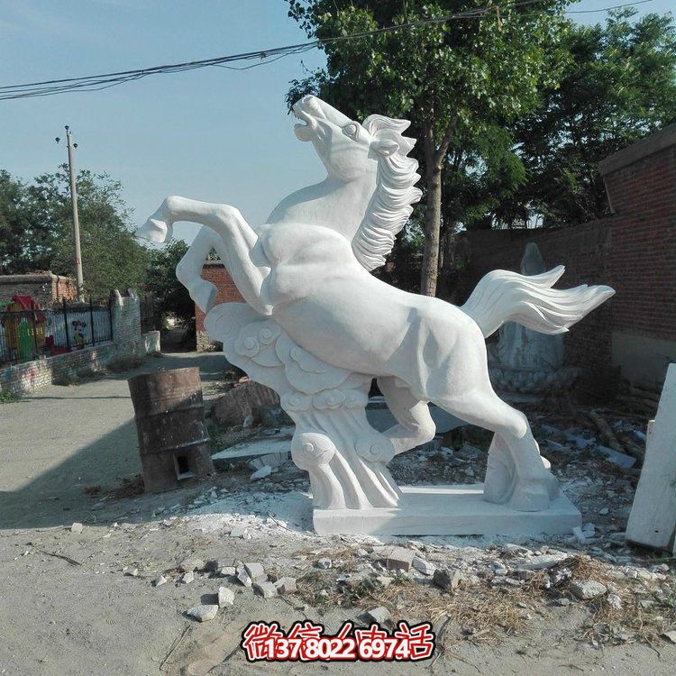 藝術(shù)精美的大理石動(dòng)物雕塑裝飾景觀