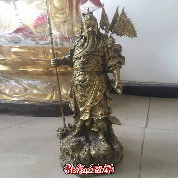 戶外園林景觀銅雕雕塑武財(cái)神關(guān)公