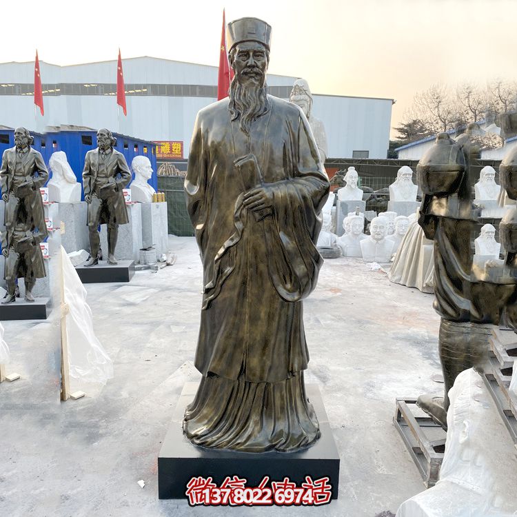 景區園林玻璃鋼仿銅蘇軾蘇東坡名人雕塑