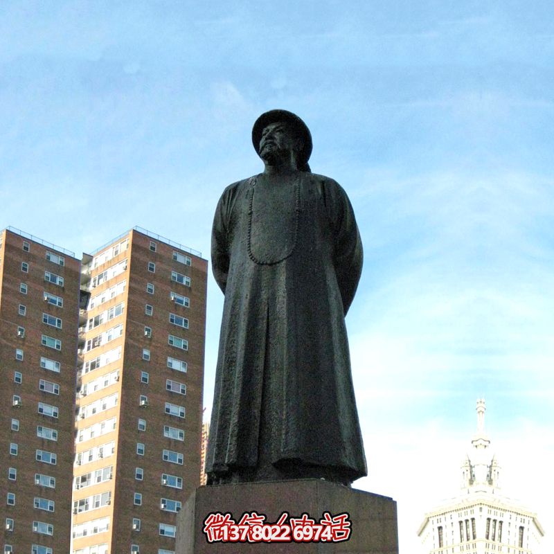 城市文化名人大型民族英雄林則徐鑄銅雕塑 城市文化名人大型民族英雄林則徐鑄銅雕塑